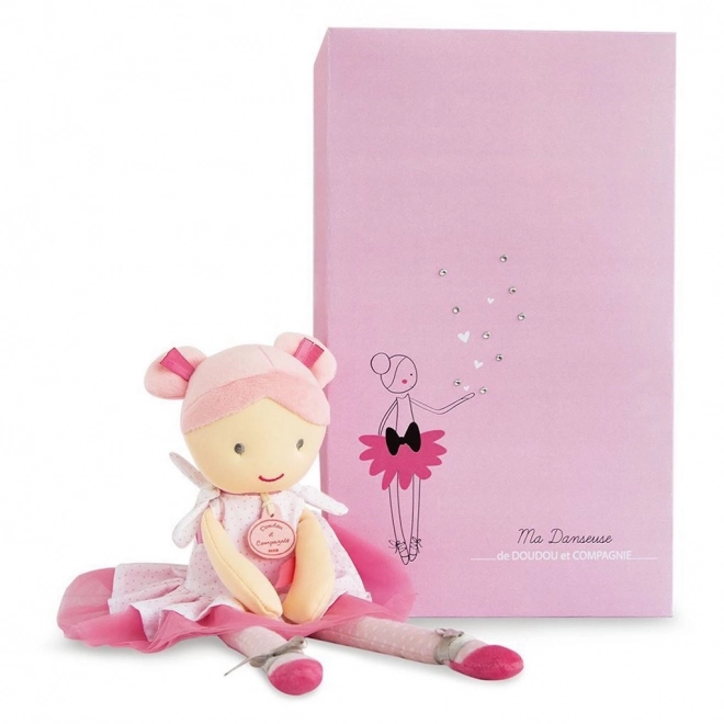 Doudou Jolijou Lily Rose Ballerina Doll 36 cm