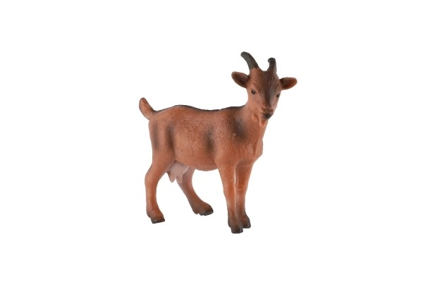 Geit thuis - bruine kortharige zooted 8cm in zak