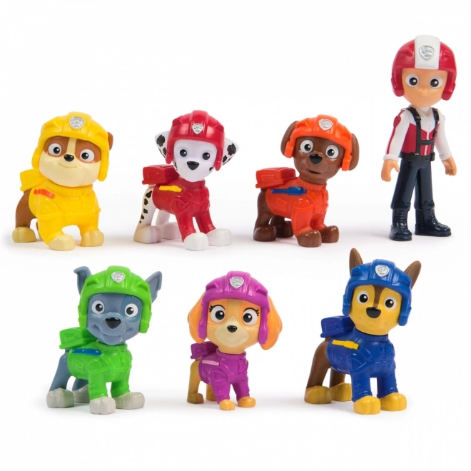 Set van zeven heldenfiguren