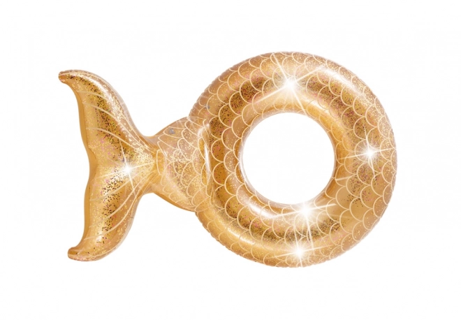 Inflatable Ring in the Shape of a Fin with Glitter