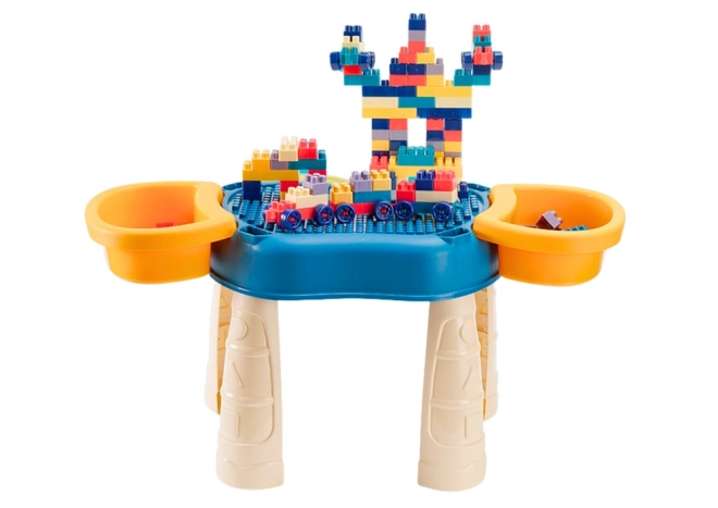 Multifunctionele tafel 4-in-1 blauw