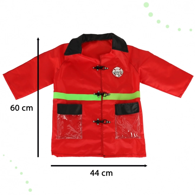 Carnaval kostuum brandweerman met walkietalkie 3-8 jaar