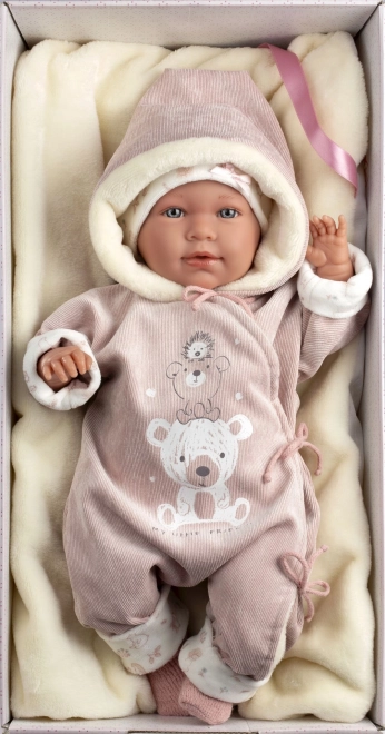 Poupée bébé Lala pleure 42 cm