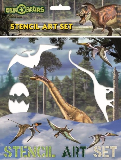 Pochoirs dinosaures amusants