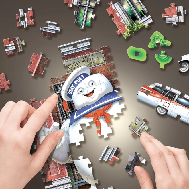 WREBBIT 3D puzzel Ghostbusters: Brandweerkazerne van de geestenjagers 500 stukjes