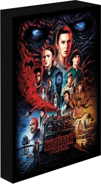 Illuminated Picture 30x40 cm Stranger Things