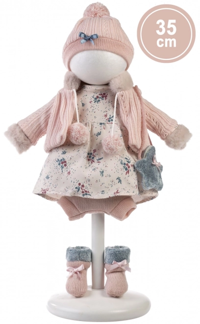 Llorens Elena realistic doll with soft fabric body 35 cm