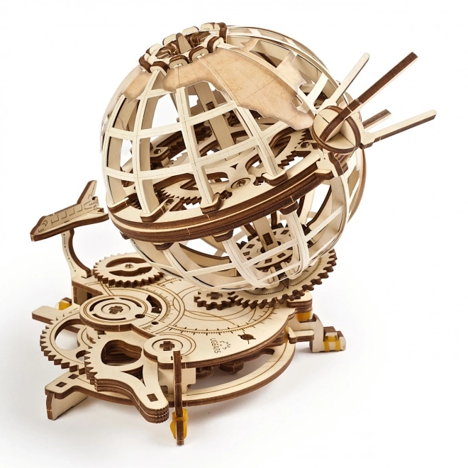 Ugears 3D houten mechanische puzzel Globe