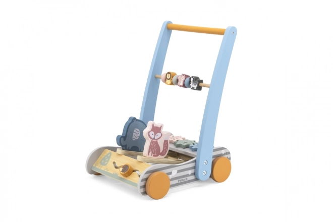 Houten loopwagen dieren