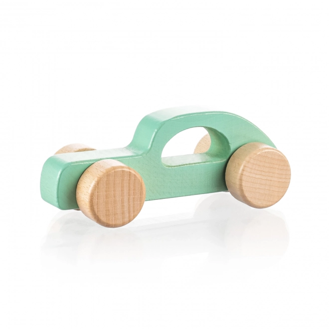 Houten sportautootje, Mint