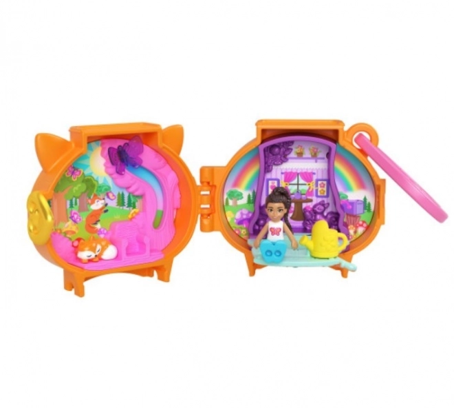 Set of Polly Pocket Figures with Animal