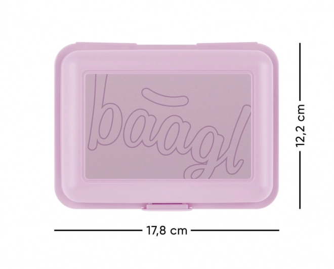 Paarse lunchbox Baagl