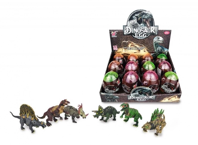 Dinosaurusei met figuurtje