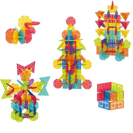 Bouwset Geometrische Vlokjes - 224 delen