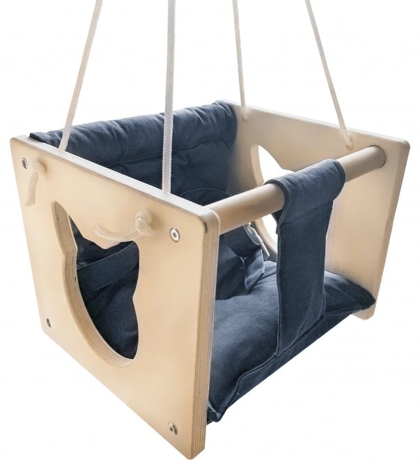Wooden Swing for Children Cat