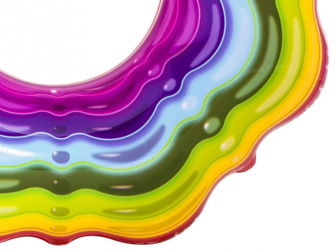 Bestway Aufblasbarer Regenbogen-Quallenring 115 cm