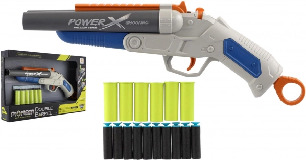 Plastic gun for foam darts 38 cm