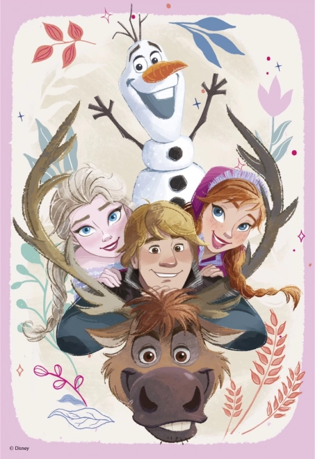 Puzzel Frozen: Anna en Elsa 2x77 stukjes