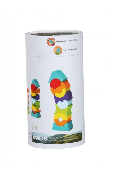 CUBIKA 12862 Tour d'équilibre IX - puzzle en bois 11 pièces