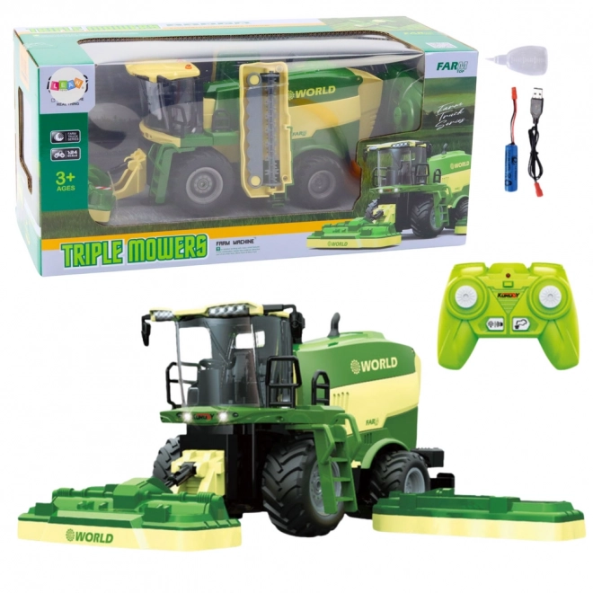 Leuke RC-Oogstmachine met Maaier en Stomeffect