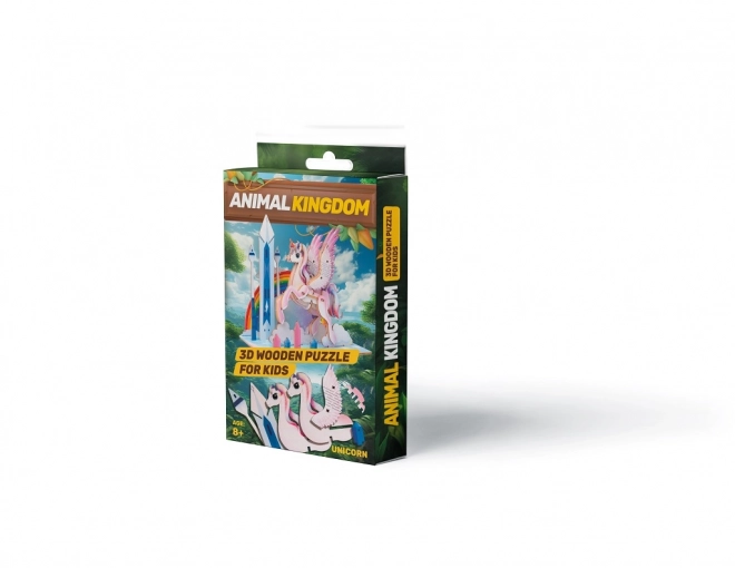 3D Wooden Puzzle Unicorn