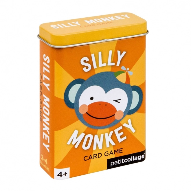 Petit Collage Silly Monkey Cards in a Tin