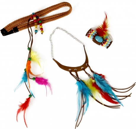 Indiaanse accessoireset voor volwassenen