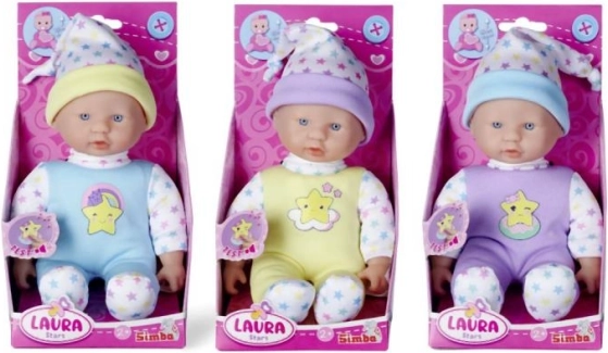 Doll Laura with Stars 20 cm, 3 Types