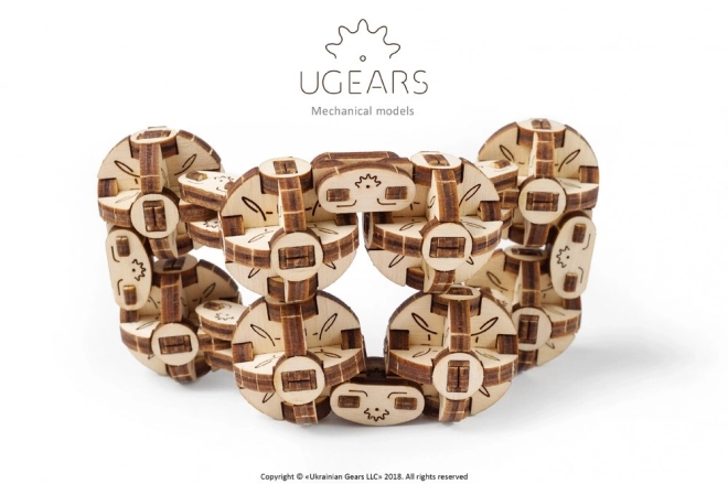 Ugears 3D puzzel - Flexi kubus 144 stukjes