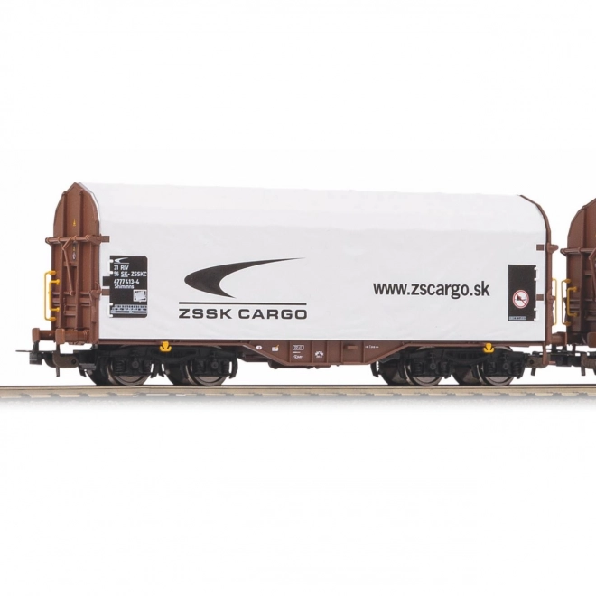 Set gesloten wagons Shimmns van de Slowaakse spoorwegen