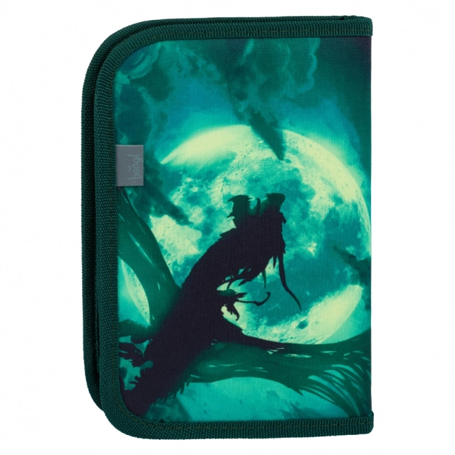 BAAGL Trousse scolaire classique deux rabats Dragon