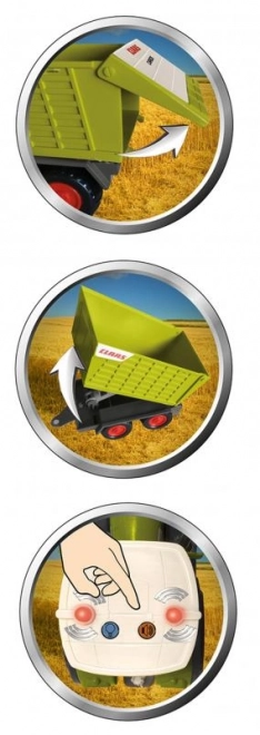 Tractor Claas met aanhanger