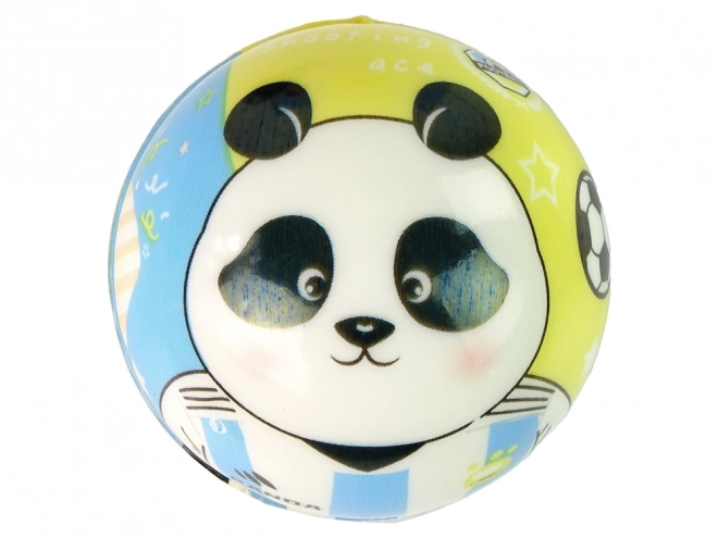 Kleurvolle bal met panda-illustratie voor kinderen 7 cm