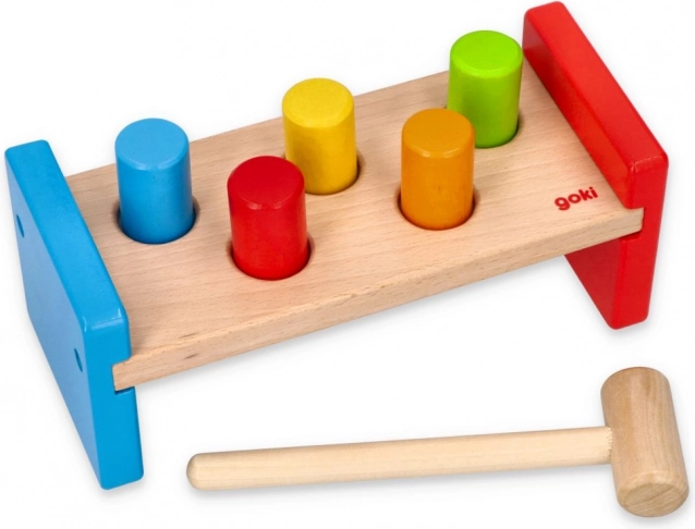 wooden pounding bench Goki