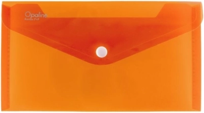 Documentenmap met drukknoop DL Opaline oranje