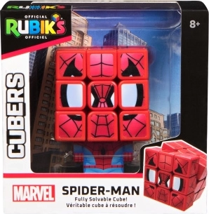 cube rubik 3x3 spider-man cuber avec socle