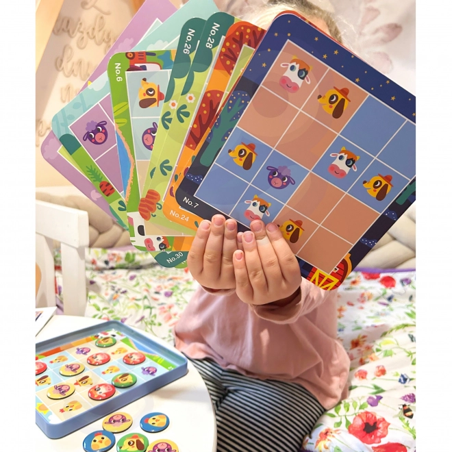 Tooky Toy Sudoku Spiel für Kinder - Bauernhof Edition