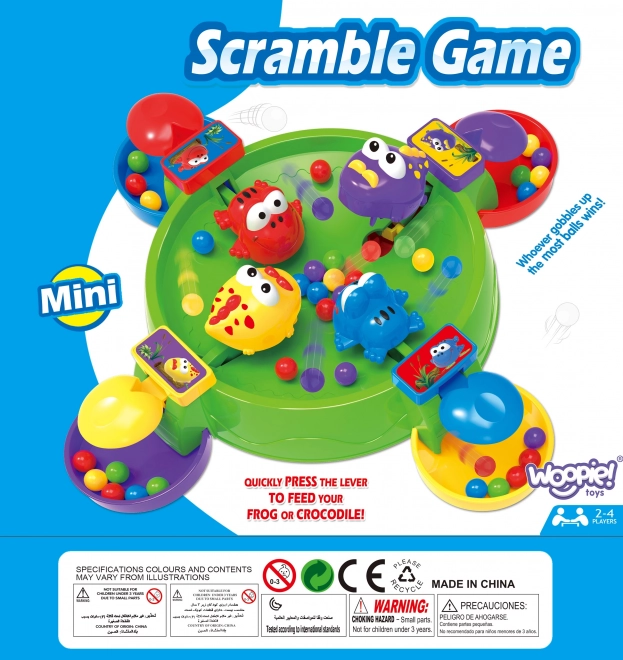 Woopie Hungry Frogs and Crocodiles Board Game