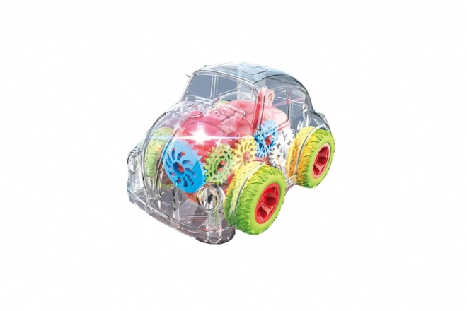 Transparent Car with Light and Sound Effects
