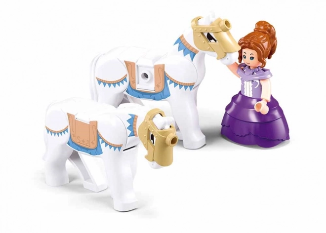 Bevat figuren en paardenspan