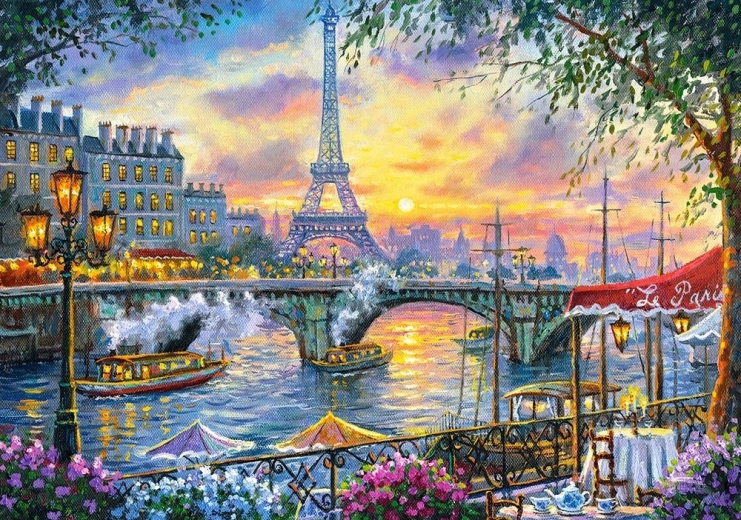 Puzzle Tea Time in Paris 500 Pieces