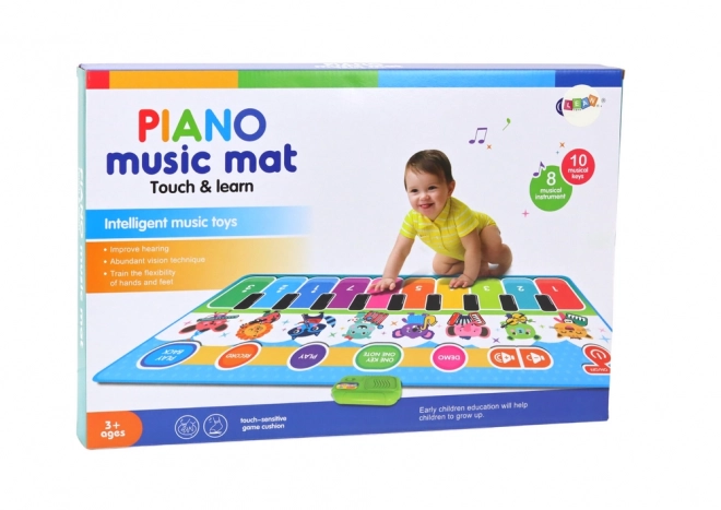 Interactieve muzikale mat voor dans en educatie voor kinderen