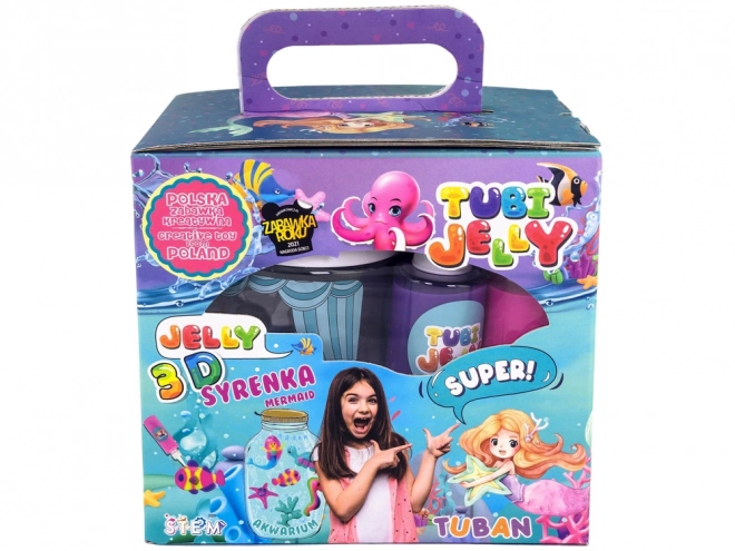 TUBAN TUBI JELLY set of 6 colors with small aquarium – Mermaid