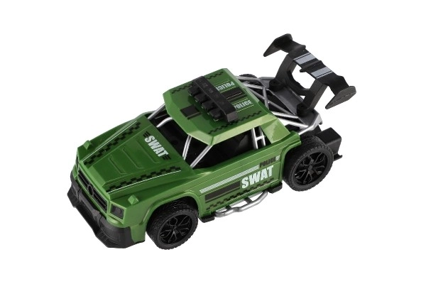 Rennwagen aus Plastik mit Schwungrad - 16 cm