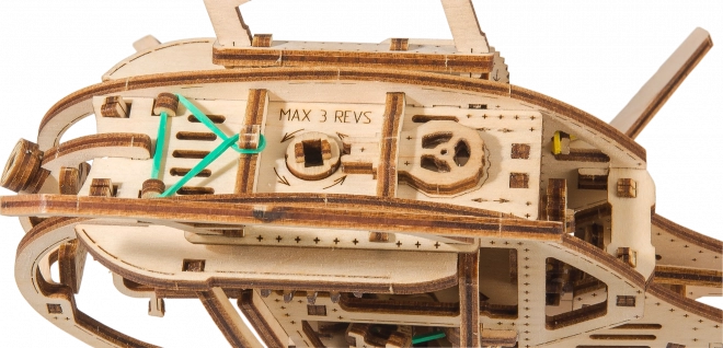 Houten 3D-puzzel helikopter