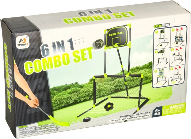 Ensemble sportif multifonctionnel 6-en-1 pour enfants
