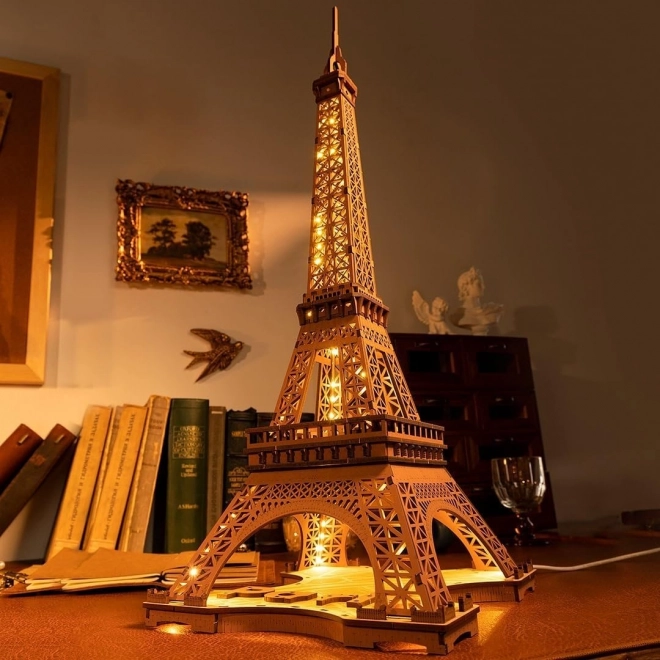 RoboTime 3D Houten puzzel Rolife Nacht van de verlichte Eiffeltoren