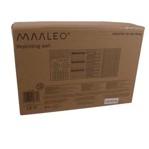 Grote schilder set in koffer met eenhoorn Maaleo 22768