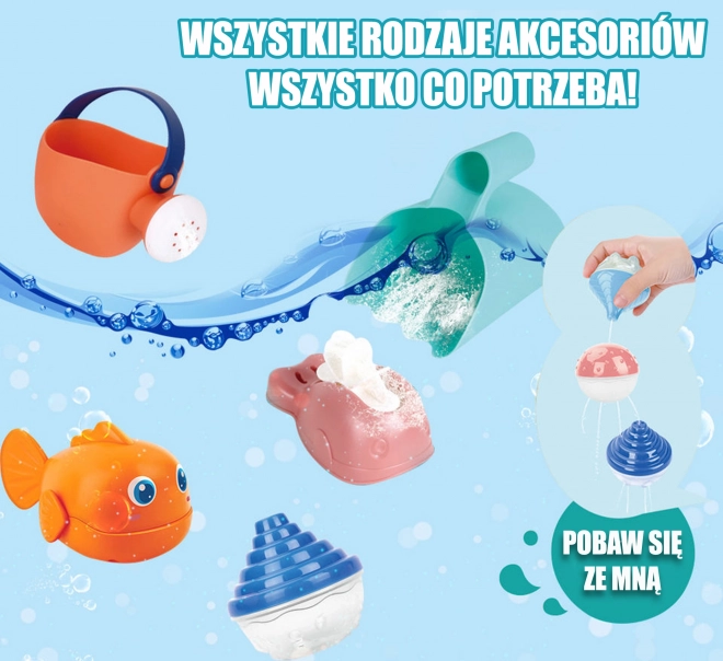 Children's Water Table 2-in-1 with Sandbox and Waterfall WOOPIE