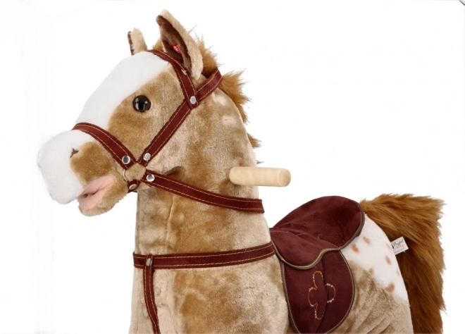 Schommelpaard Mustang met wielen